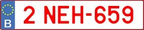 Truck License Plate